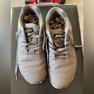 No Bull grey flower shoes